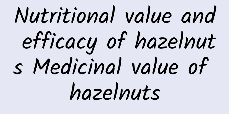 Nutritional value and efficacy of hazelnuts Medicinal value of hazelnuts