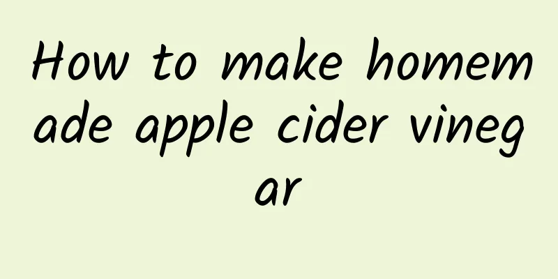 How to make homemade apple cider vinegar