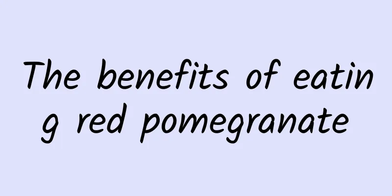 The benefits of eating red pomegranate