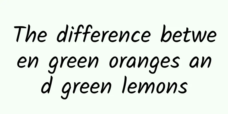 The difference between green oranges and green lemons