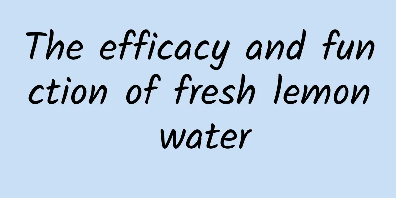 The efficacy and function of fresh lemon water