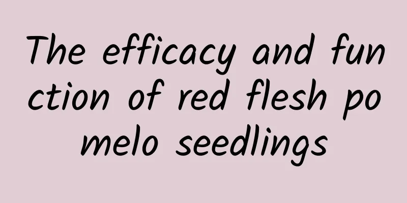 The efficacy and function of red flesh pomelo seedlings