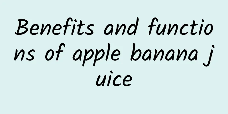 Benefits and functions of apple banana juice