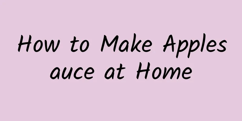 How to Make Applesauce at Home