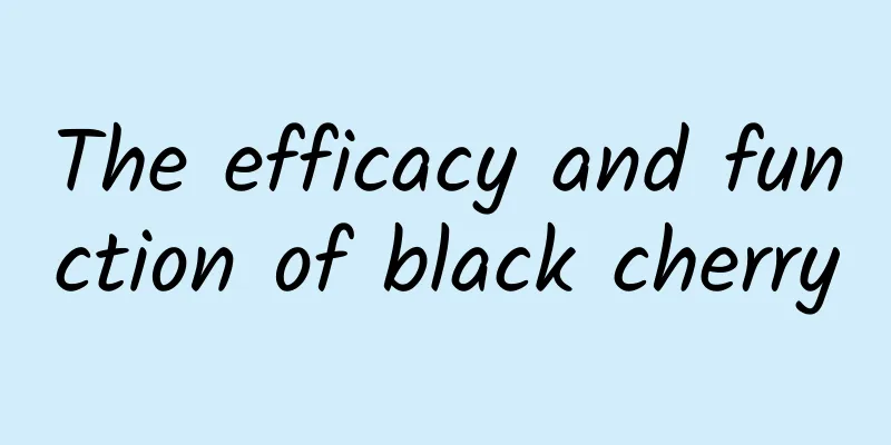 The efficacy and function of black cherry