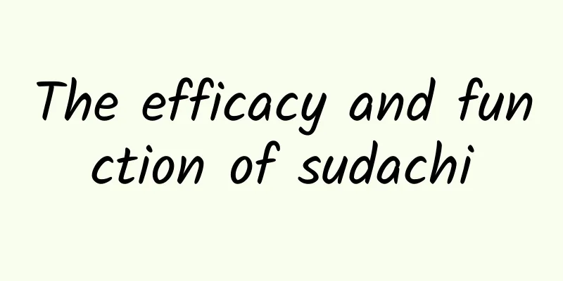 The efficacy and function of sudachi