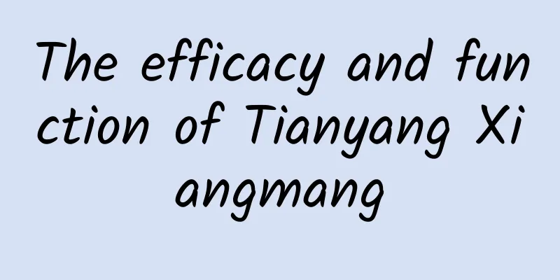 The efficacy and function of Tianyang Xiangmang