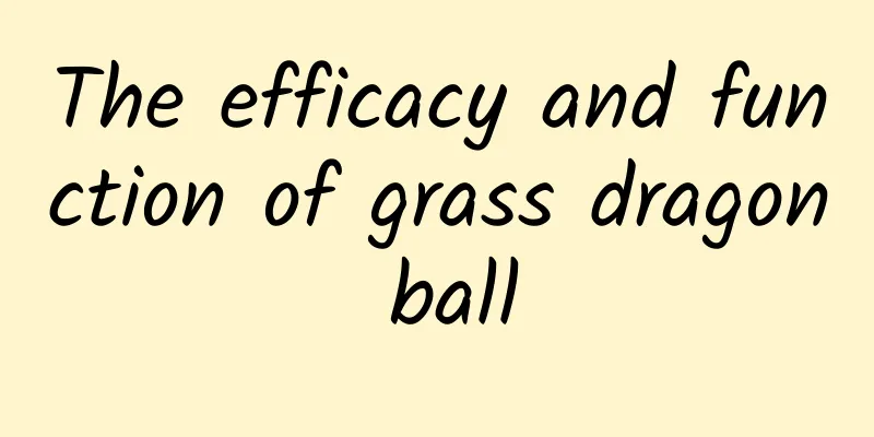 The efficacy and function of grass dragon ball