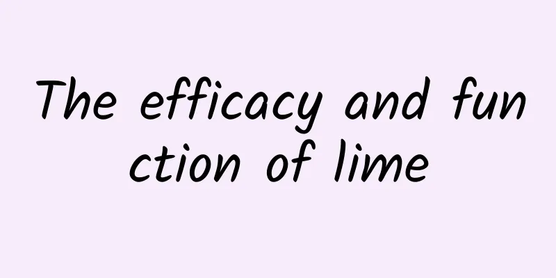 The efficacy and function of lime