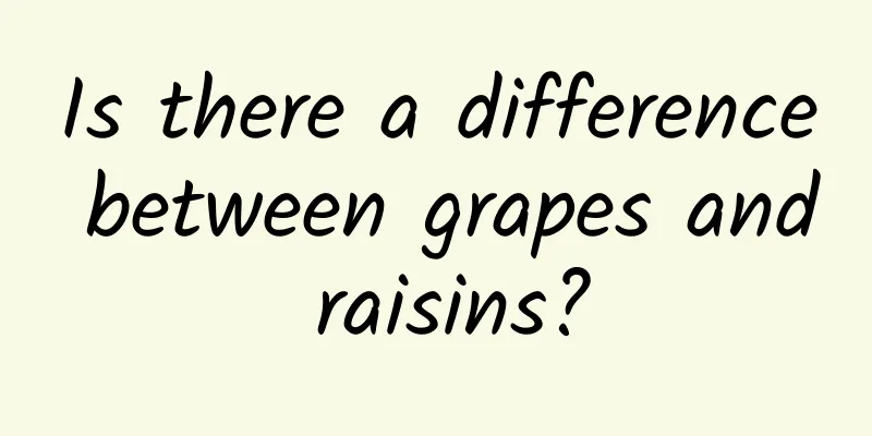 Is there a difference between grapes and raisins?