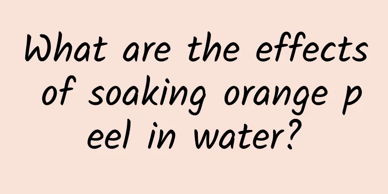 What are the effects of soaking orange peel in water?