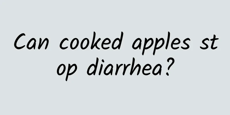 Can cooked apples stop diarrhea?