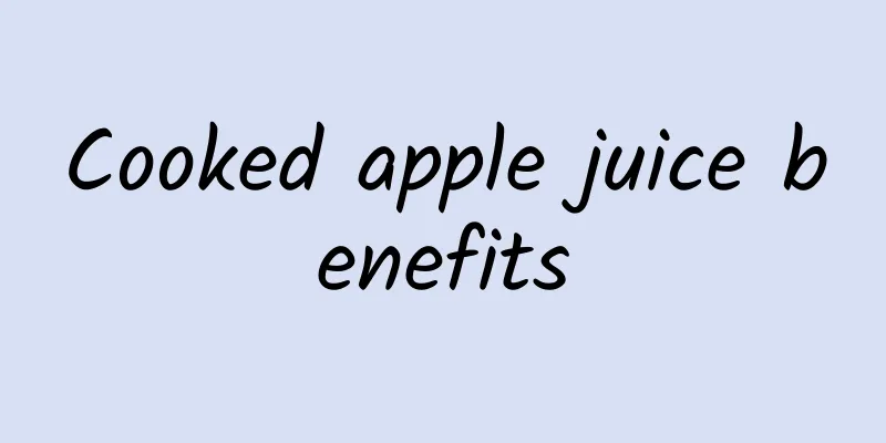 Cooked apple juice benefits