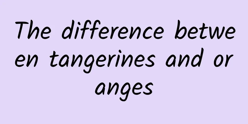 The difference between tangerines and oranges