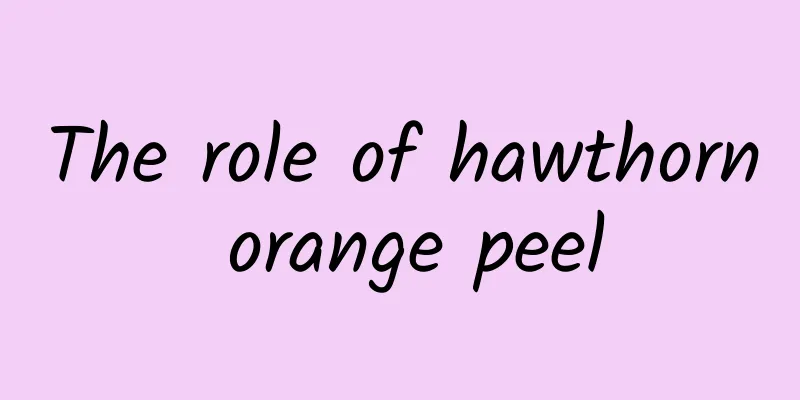 The role of hawthorn orange peel