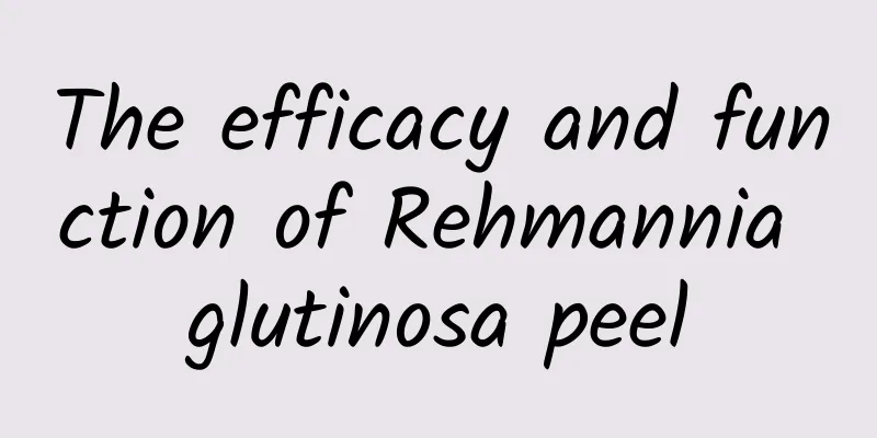 The efficacy and function of Rehmannia glutinosa peel