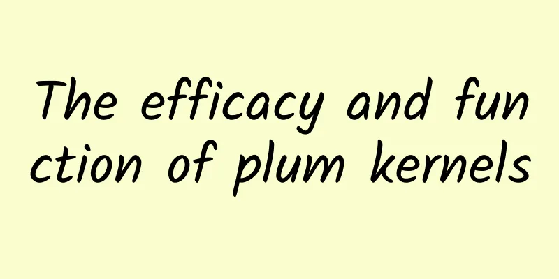 The efficacy and function of plum kernels