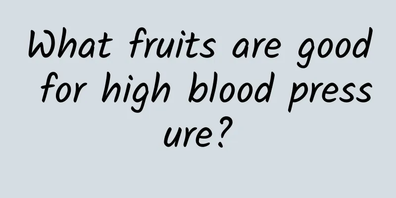 What fruits are good for high blood pressure?