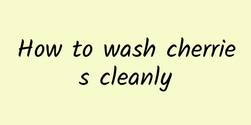 How to wash cherries cleanly