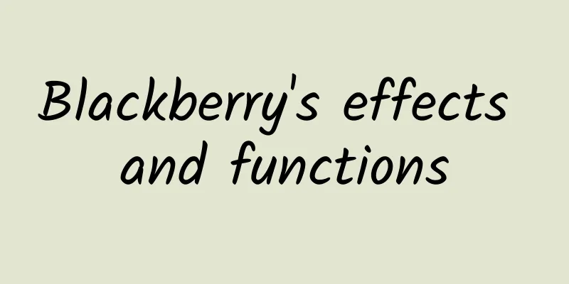 Blackberry's effects and functions