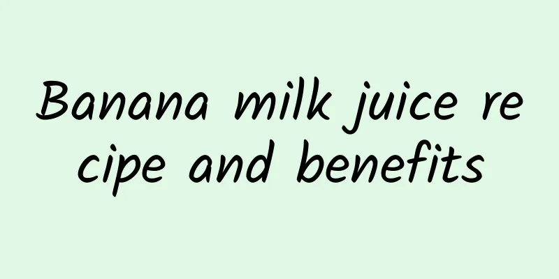 Banana milk juice recipe and benefits