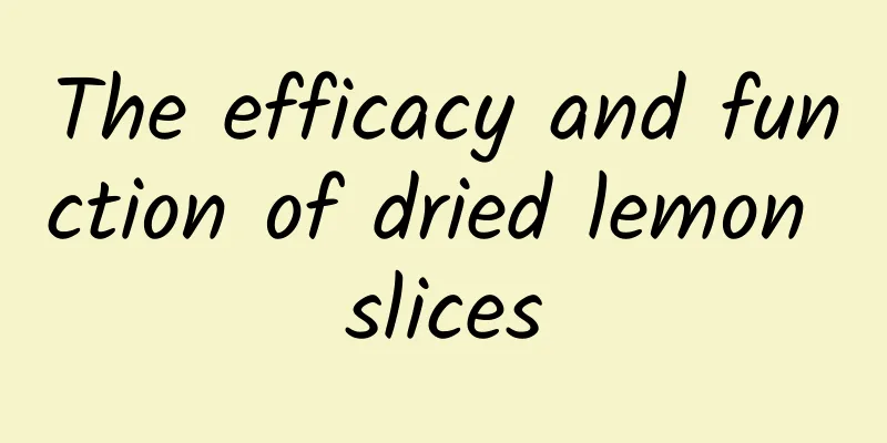 The efficacy and function of dried lemon slices