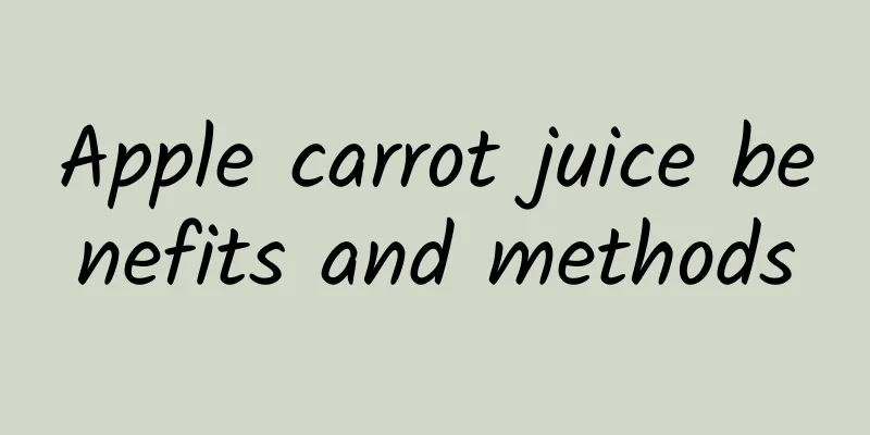 Apple carrot juice benefits and methods