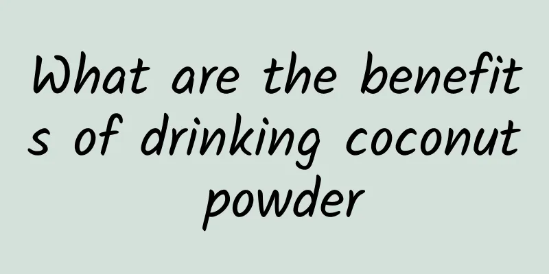 What are the benefits of drinking coconut powder