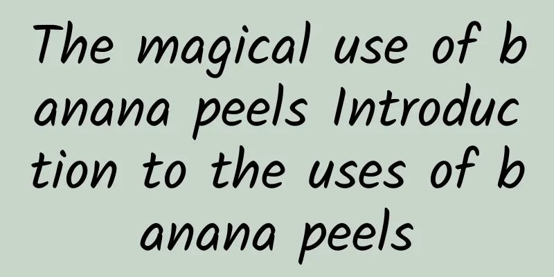 The magical use of banana peels Introduction to the uses of banana peels