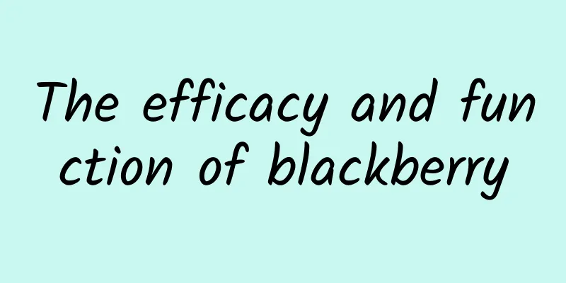 The efficacy and function of blackberry