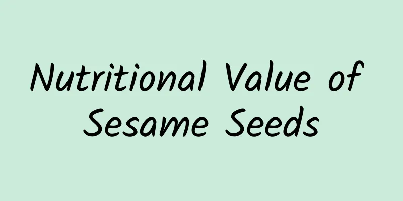 Nutritional Value of Sesame Seeds