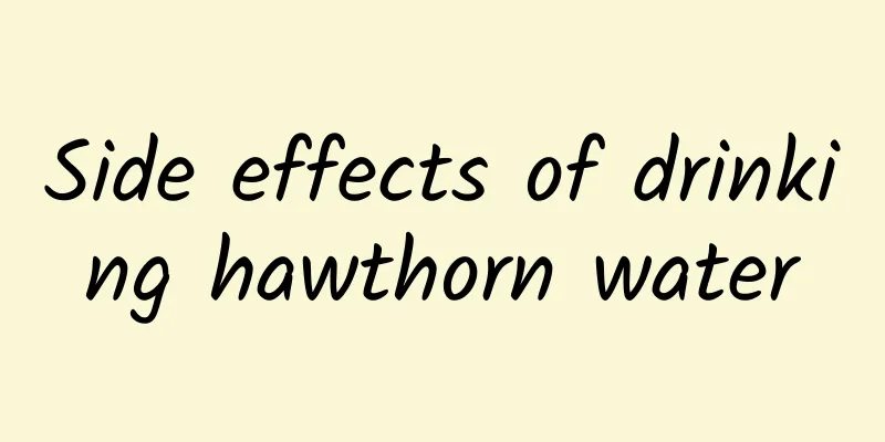 Side effects of drinking hawthorn water