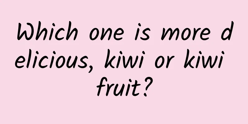 Which one is more delicious, kiwi or kiwi fruit?