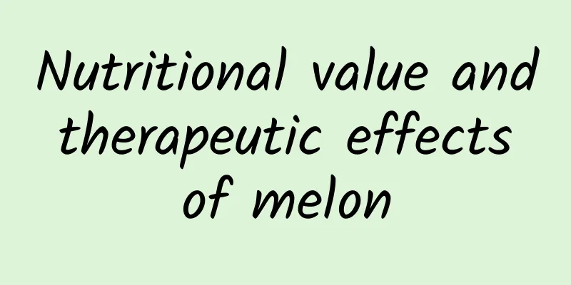 Nutritional value and therapeutic effects of melon