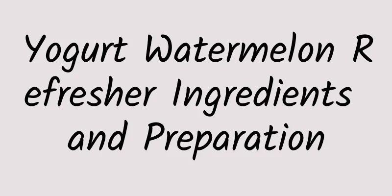 Yogurt Watermelon Refresher Ingredients and Preparation