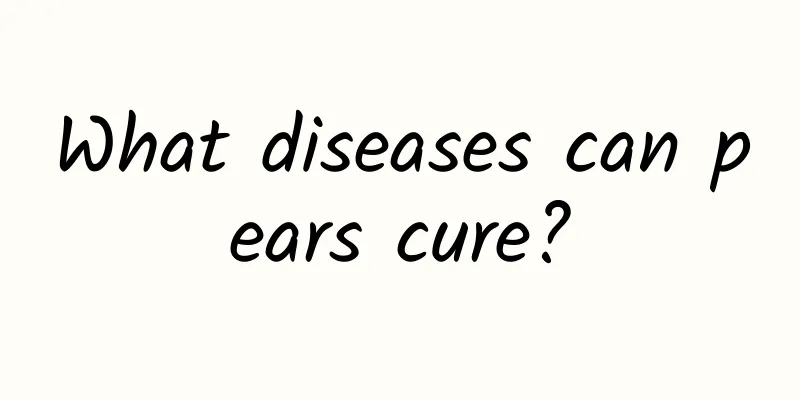 What diseases can pears cure?