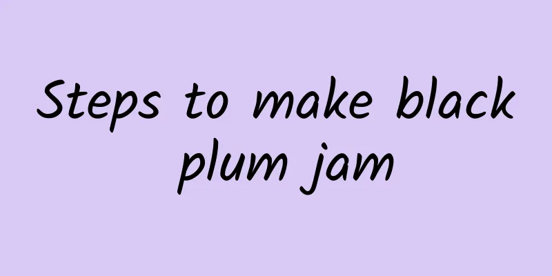 Steps to make black plum jam