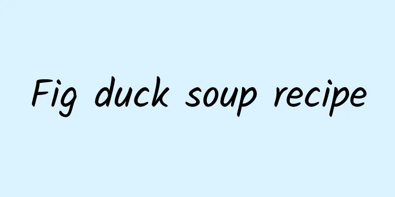 Fig duck soup recipe