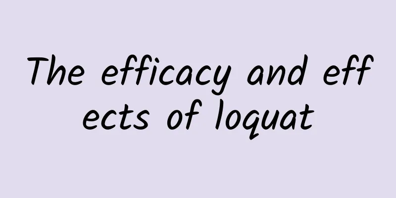 The efficacy and effects of loquat