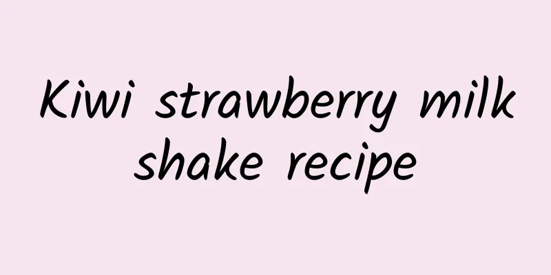 Kiwi strawberry milkshake recipe