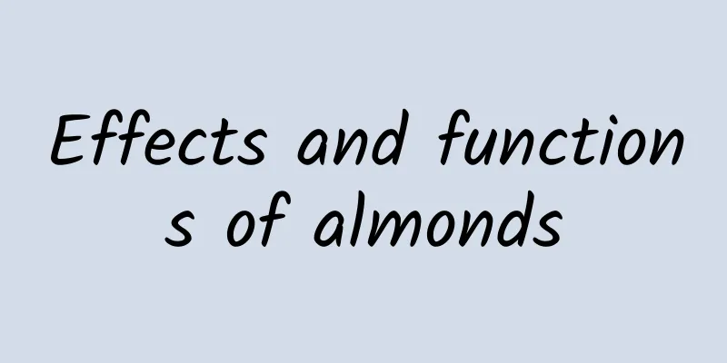 Effects and functions of almonds