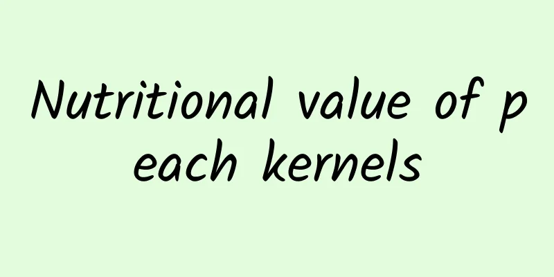 Nutritional value of peach kernels