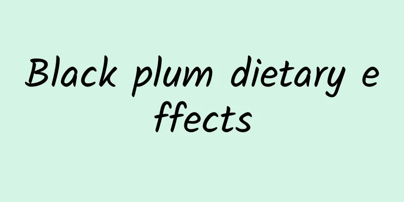 Black plum dietary effects