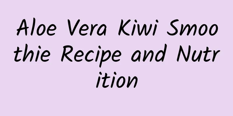 Aloe Vera Kiwi Smoothie Recipe and Nutrition