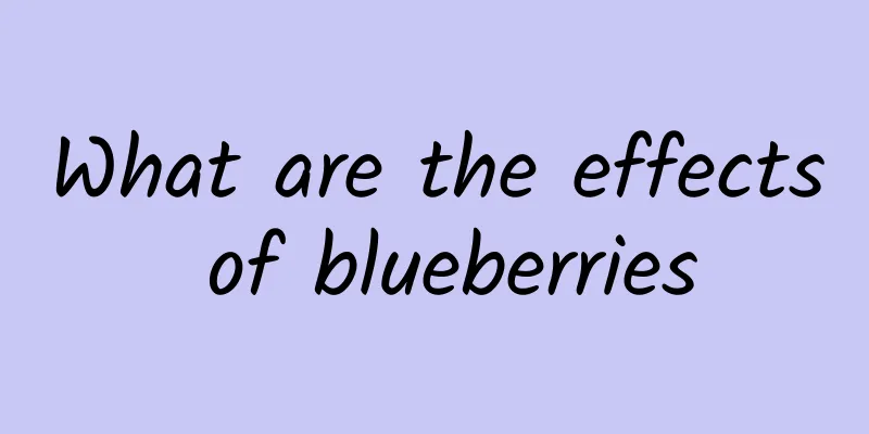 What are the effects of blueberries