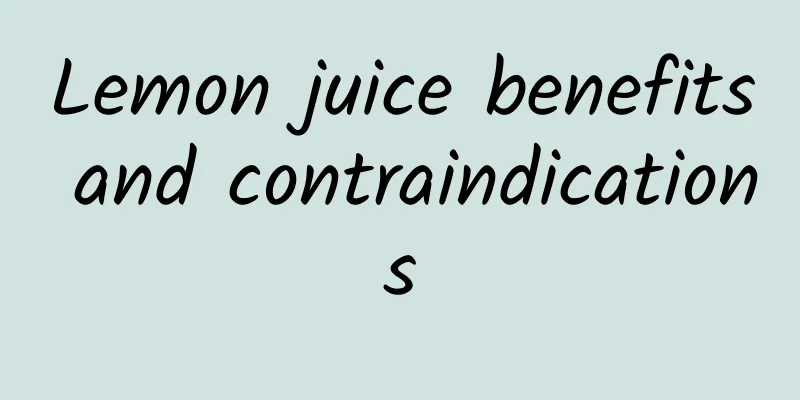 Lemon juice benefits and contraindications