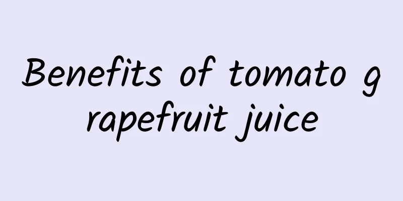 Benefits of tomato grapefruit juice