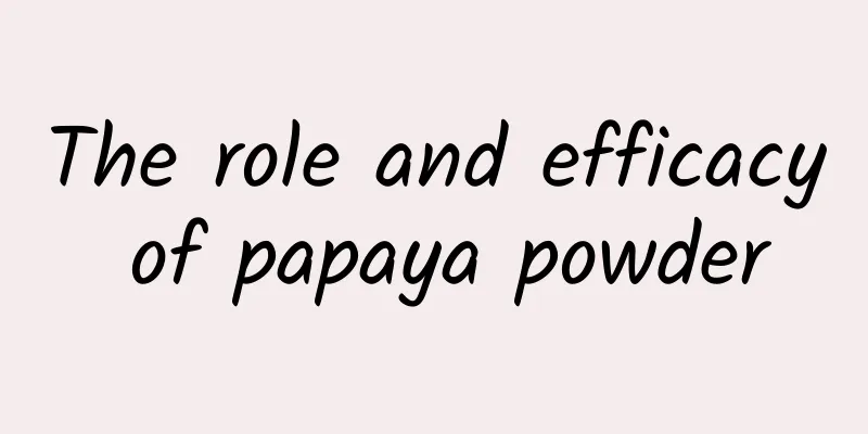 The role and efficacy of papaya powder