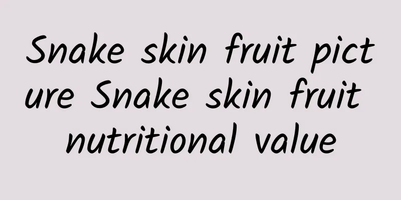 Snake skin fruit picture Snake skin fruit nutritional value