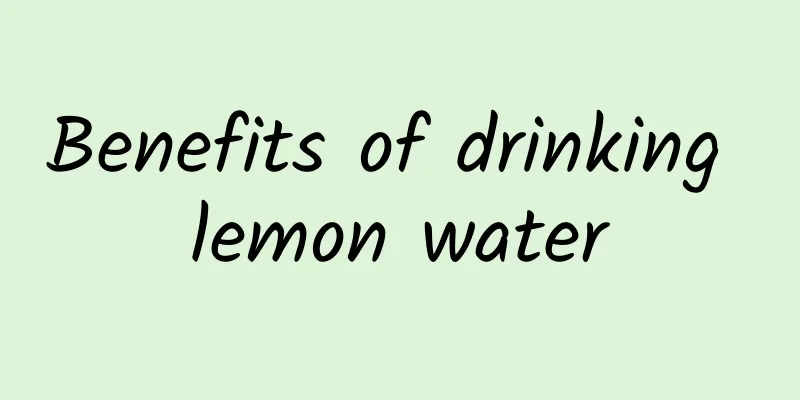 Benefits of drinking lemon water